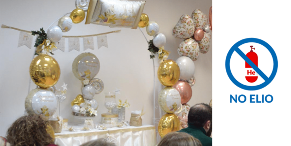 Manca l’elio. Nessun problema: composizioni di palloncini senza elio!